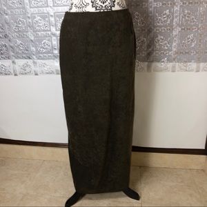 Danielle B Olive Green Vintage Skirt Size 12